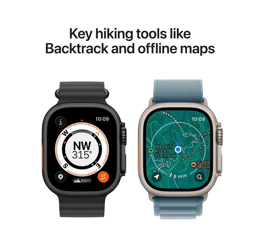 Apple Watch Ultra 3 Cellular 49mm Zwart Ocean Band