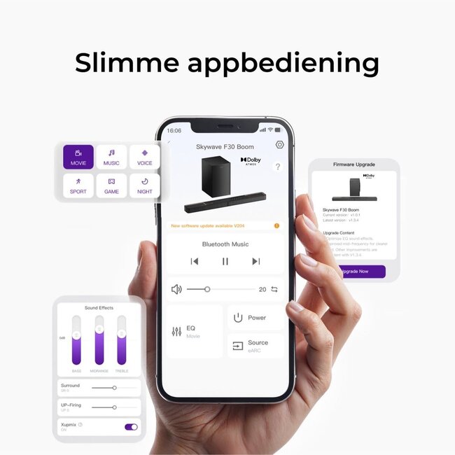 ULTIMEA Skywave F30 - 3.1.2 Soundbar met Dolby Atmos