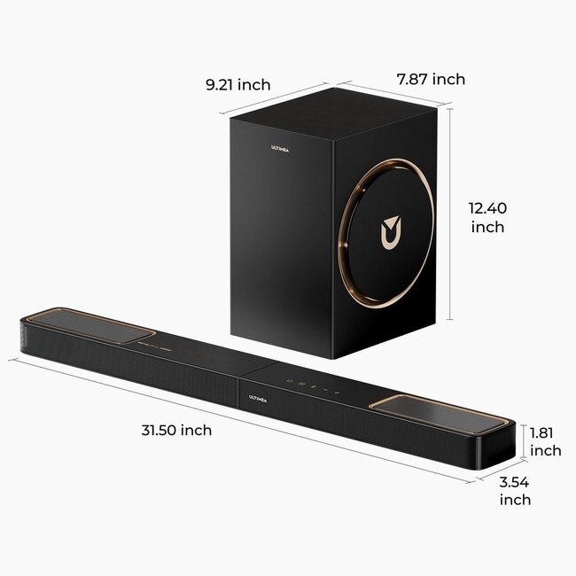 ULTIMEA Skywave F30 - 3.1.2 Soundbar met Dolby Atmos