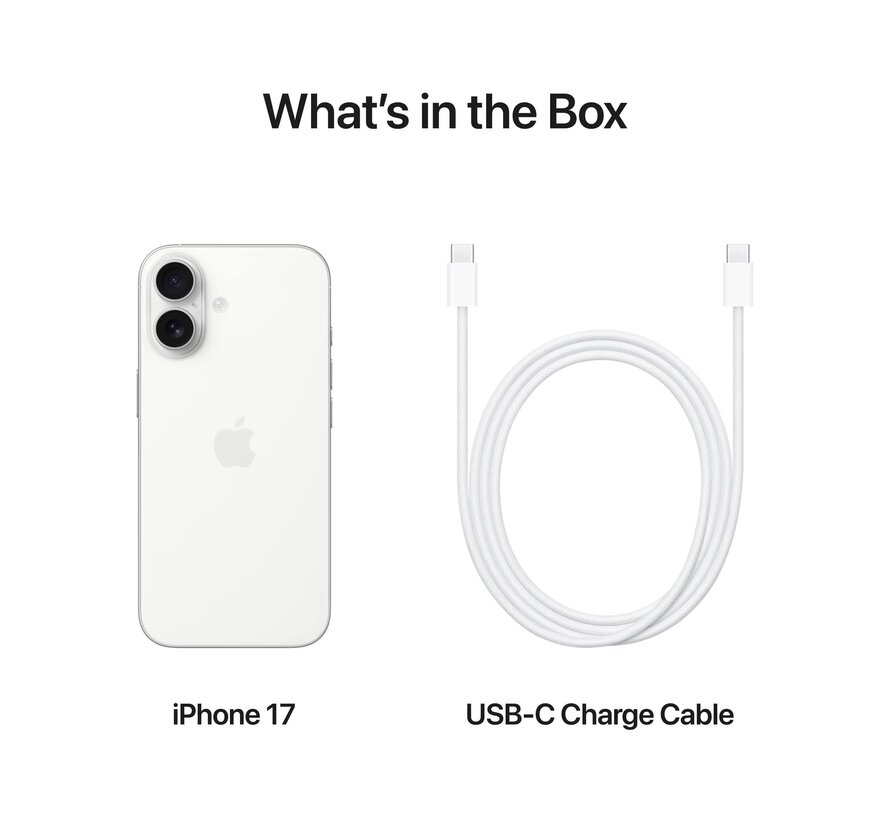 Apple iPhone 17 256GB Wit