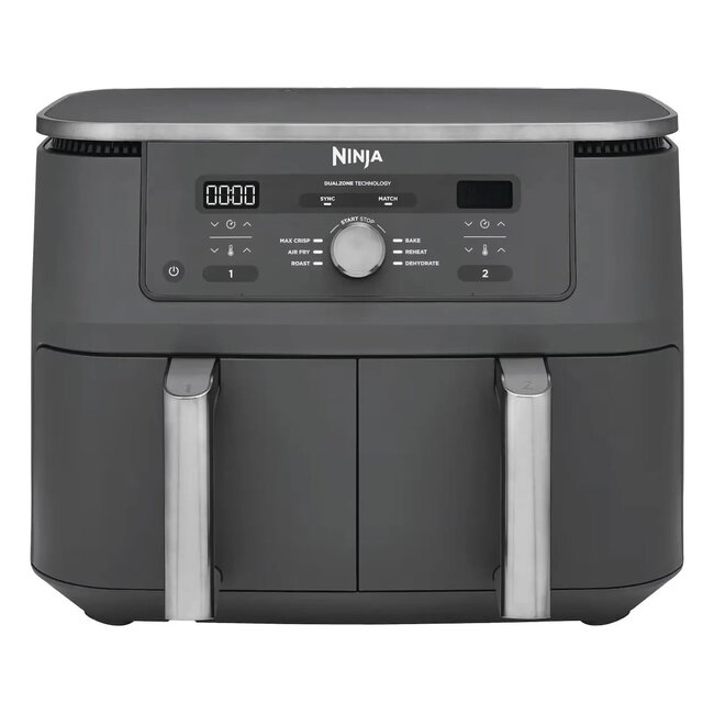 Ninja Dual Zone Airfryer met 2 lades en 6 functies - 9.5L - DZ400EU