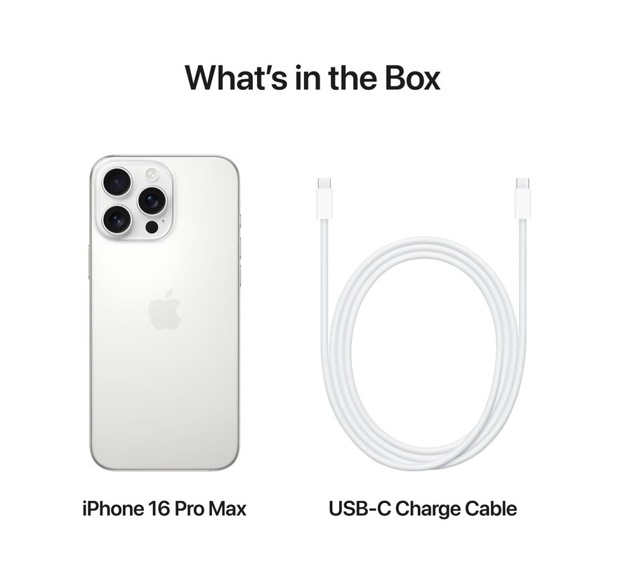 2e Kans - Apple iPhone 16 Pro Max 512GB White Titanium