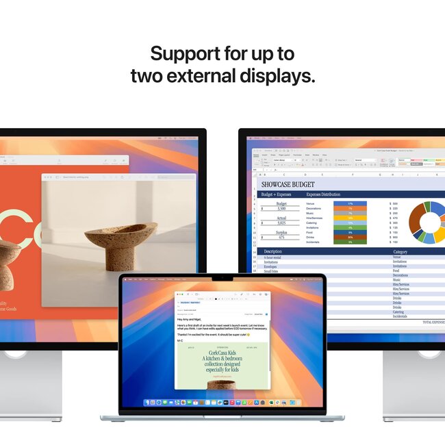 Apple MacBook Air (2025) Sterrenlicht - 15 inch - Apple M4 10-core GPU - 16GB - 512GB