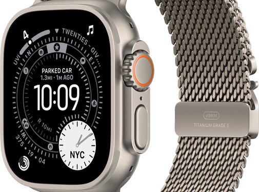 Apple Apple Watch Ultra 3 Cellular 49mm Natural Milanese Band M