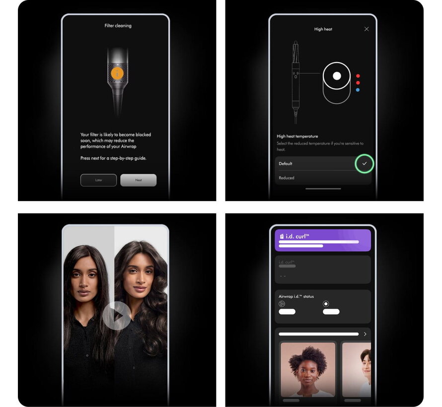 Dyson Airwrap i.d. Straight+Wavy - Multistyler - Föhnborstel - Krulborstel - Ceramic Patina/Topaz