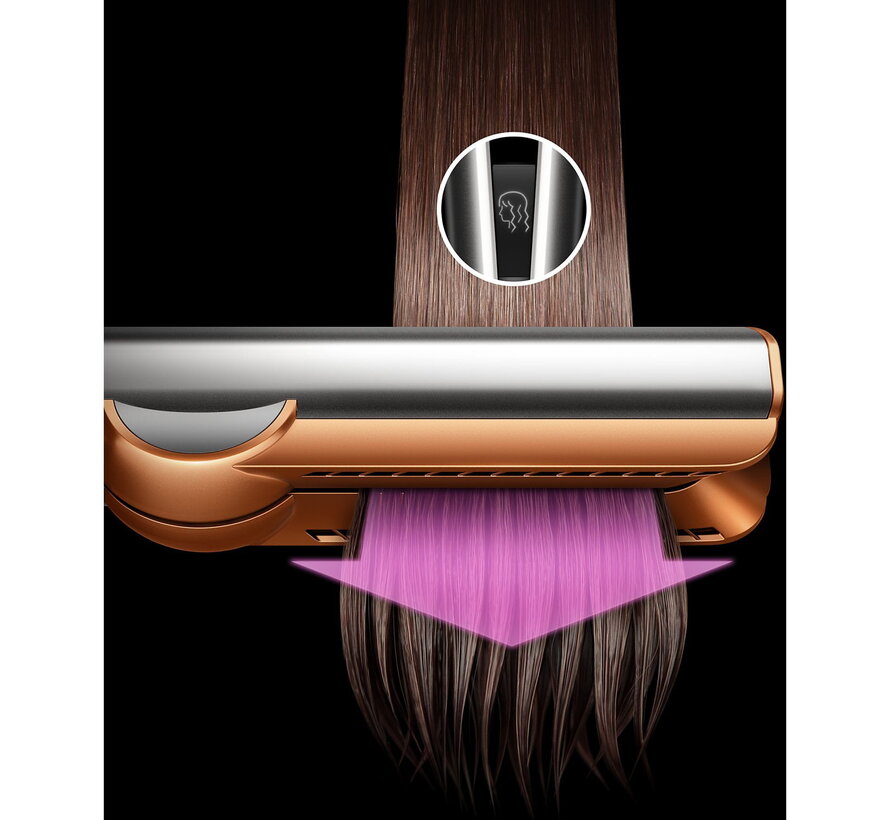Dyson Airstrait Stijltang Strawberry Bronze - Blush Pink