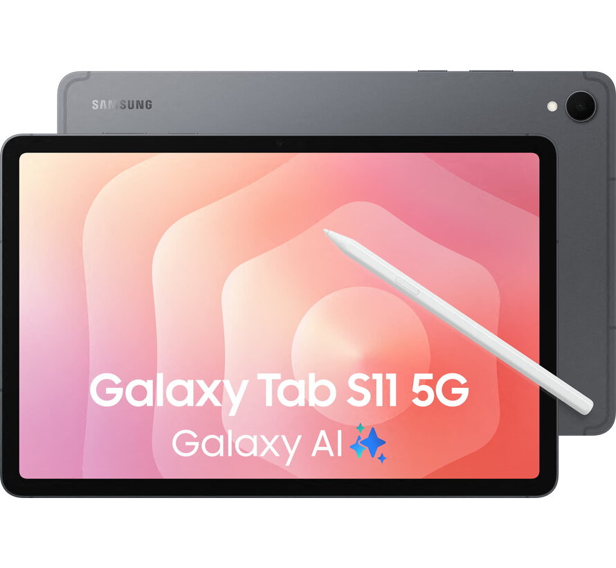 Samsung Galaxy Tab S11 128GB Wifi + 5G Grijs