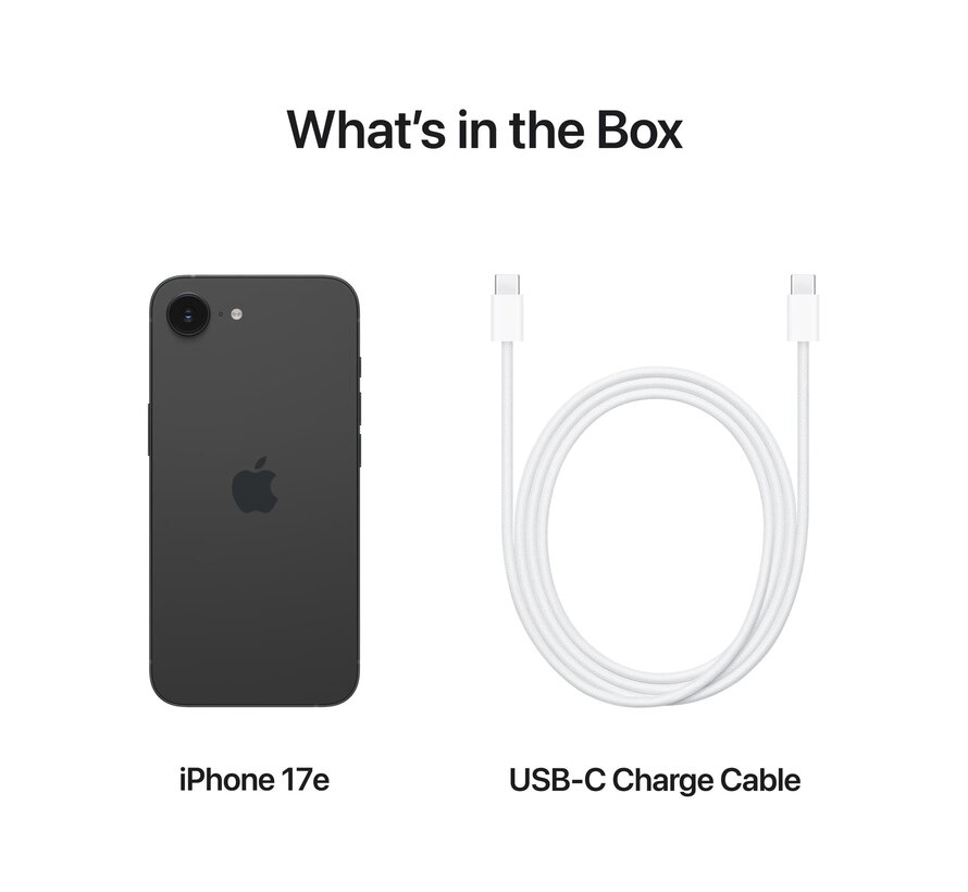 Apple iPhone 17e 512GB Zwart