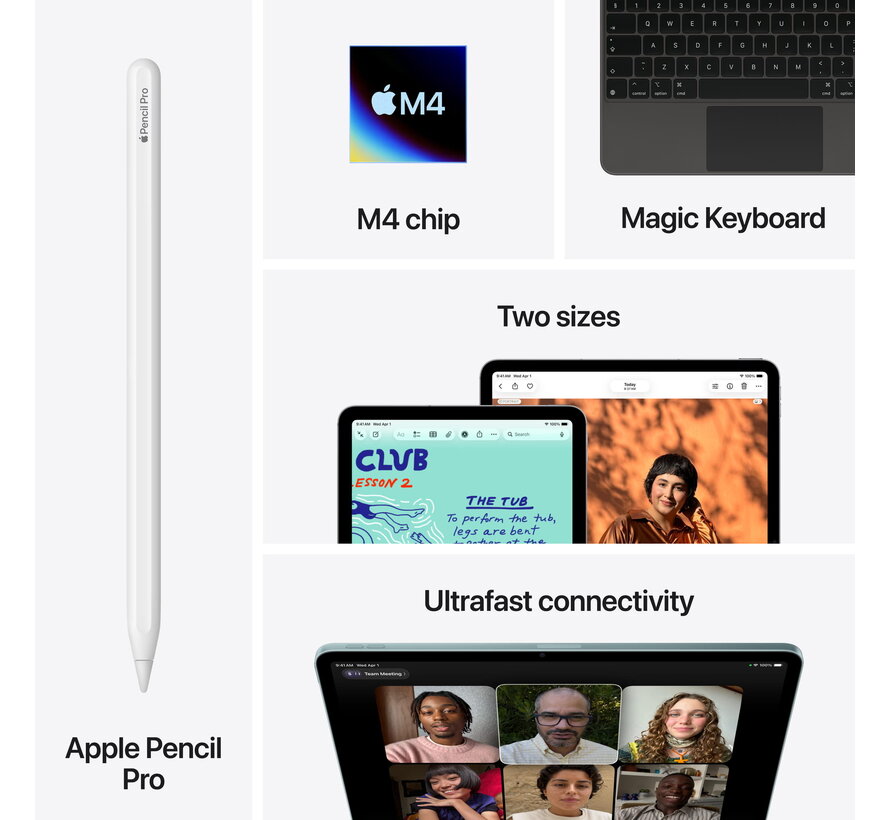 Apple iPad Air (2026) 13 inch 128GB Wifi Blauw