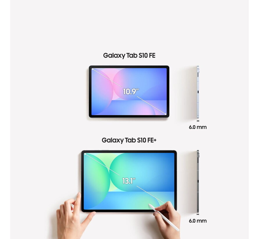 Samsung Galaxy Tab S10 FE+ WiFi 256GB Blauw