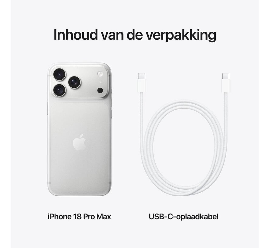 Apple iPhone 18 Pro Max 256GB Zilver