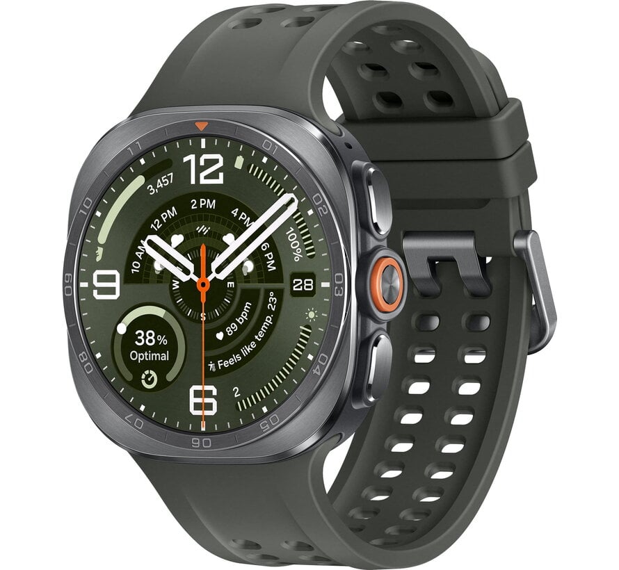 Samsung Galaxy Watch Ultra2 LTE Titanium Zilver/Groen 47mm