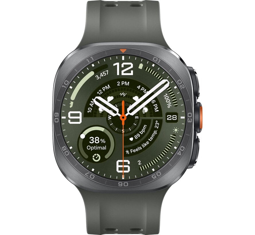 Samsung Galaxy Watch Ultra2 LTE Titanium Zilver/Groen 47mm