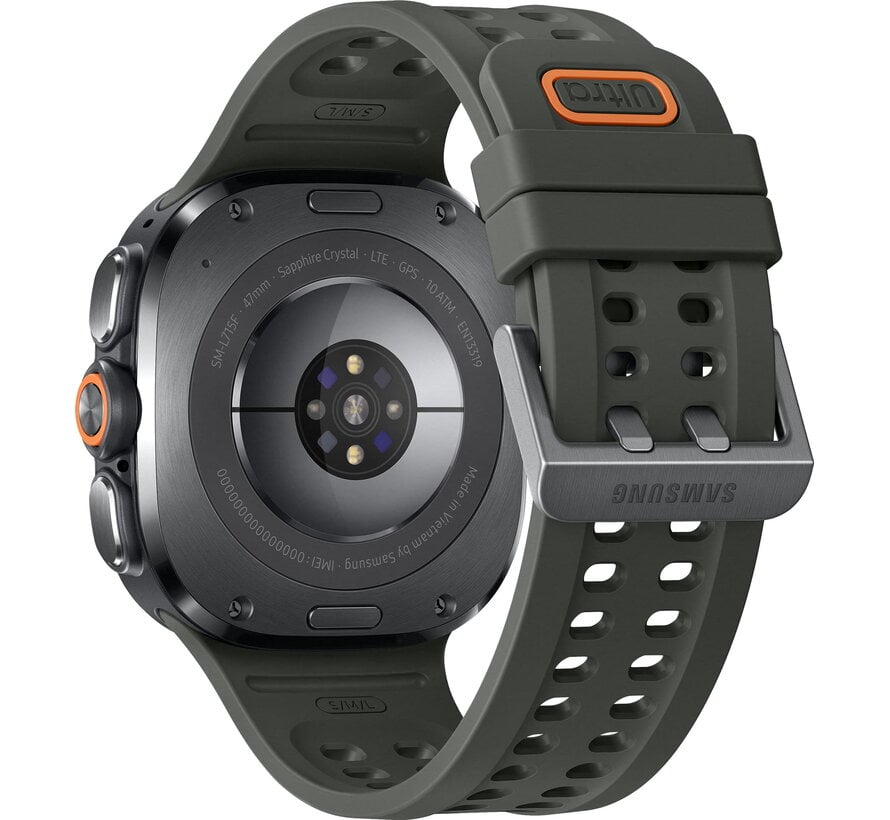 Samsung Galaxy Watch Ultra2 LTE Titanium Zilver/Groen 47mm