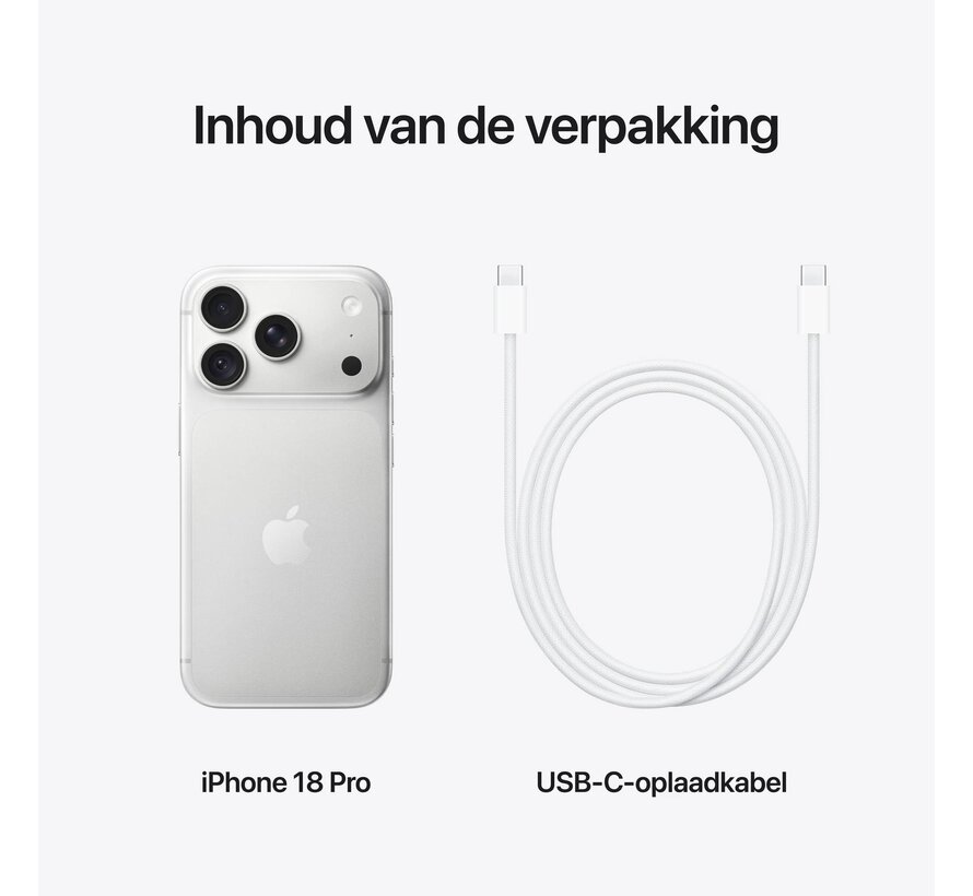 Apple iPhone 18 Pro 256GB Zilver