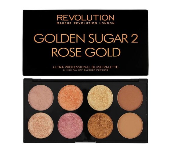 Makeup Revolution Makeup Revolution Golden Sugar 2 Rose Gold Palette Makeup Revolution Golden Sugar 2 Rose Gold Palette