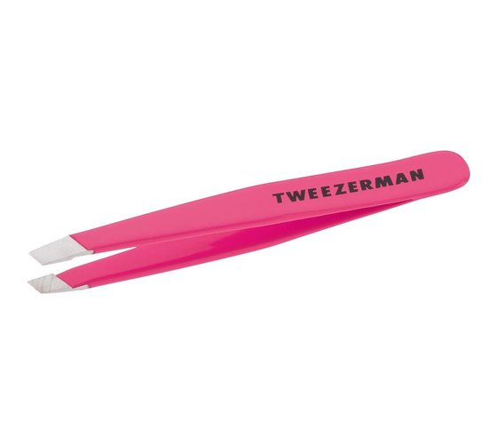 Tweezerman Mini Slant Tweezer Flamingo Pink