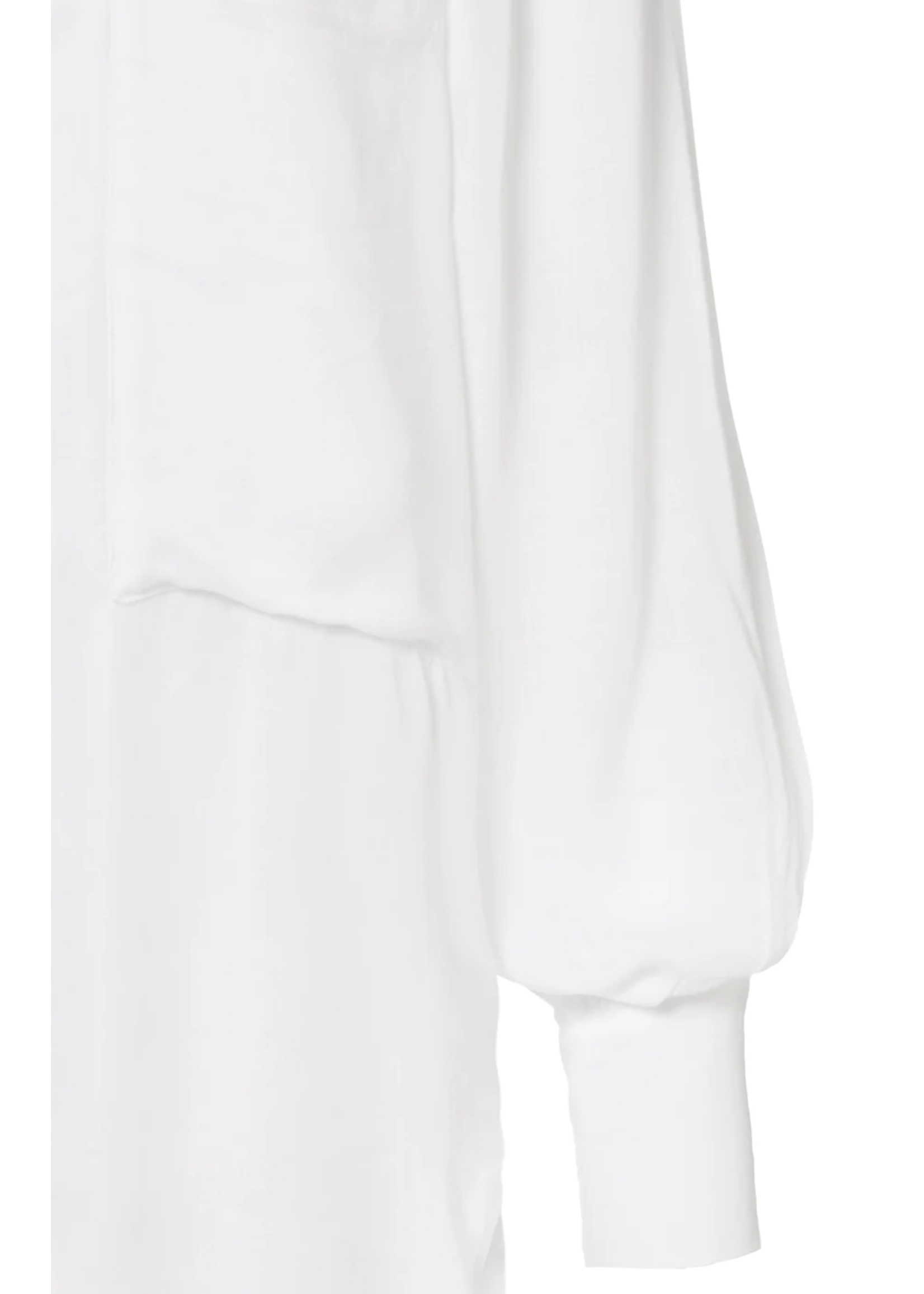 Yaya Yaya, Luchtige blouse met lange mouwen en grote borstzakken - Pure White