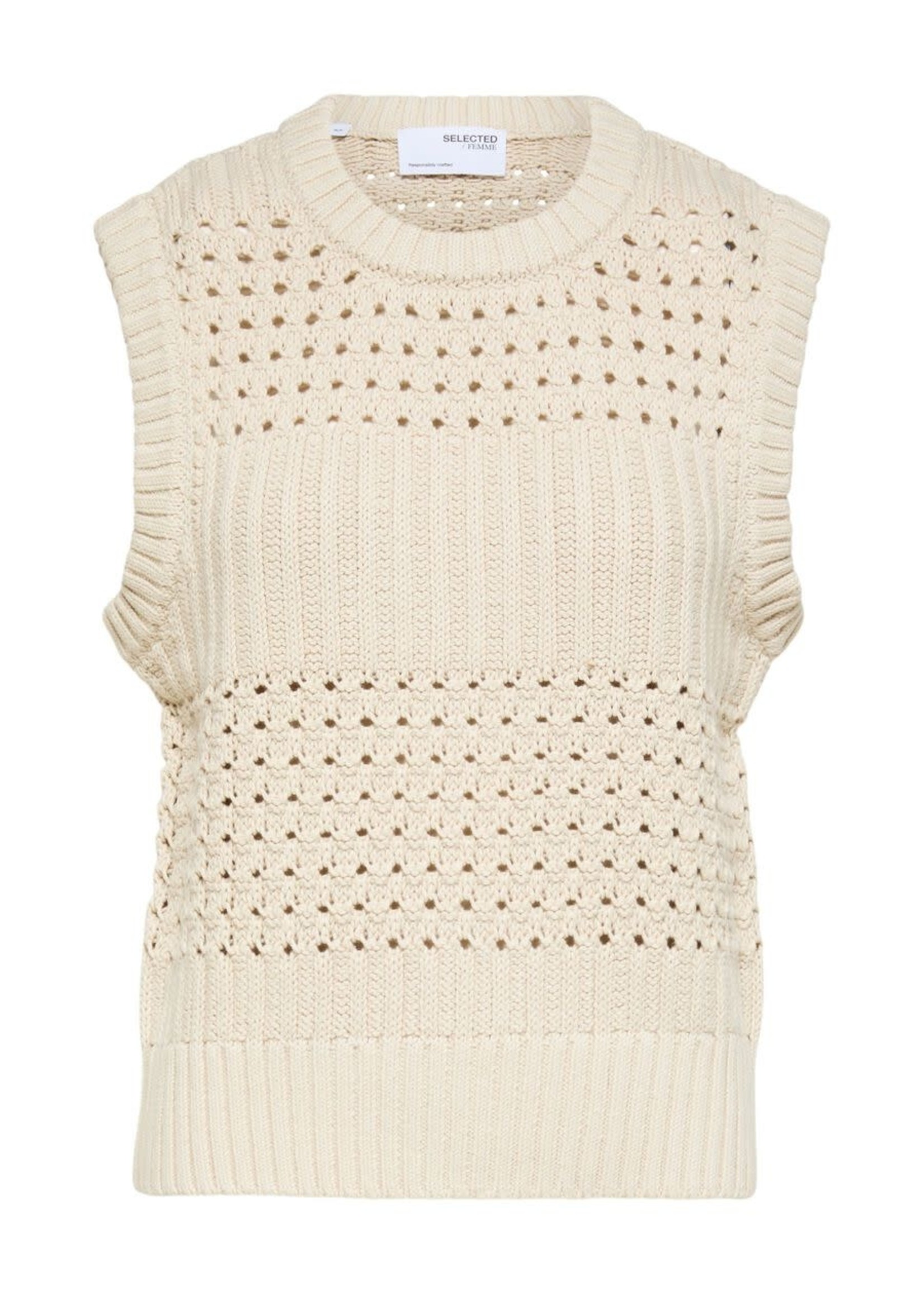 Selected Selected, SLFCRUISE KNIT VEST B, Birch