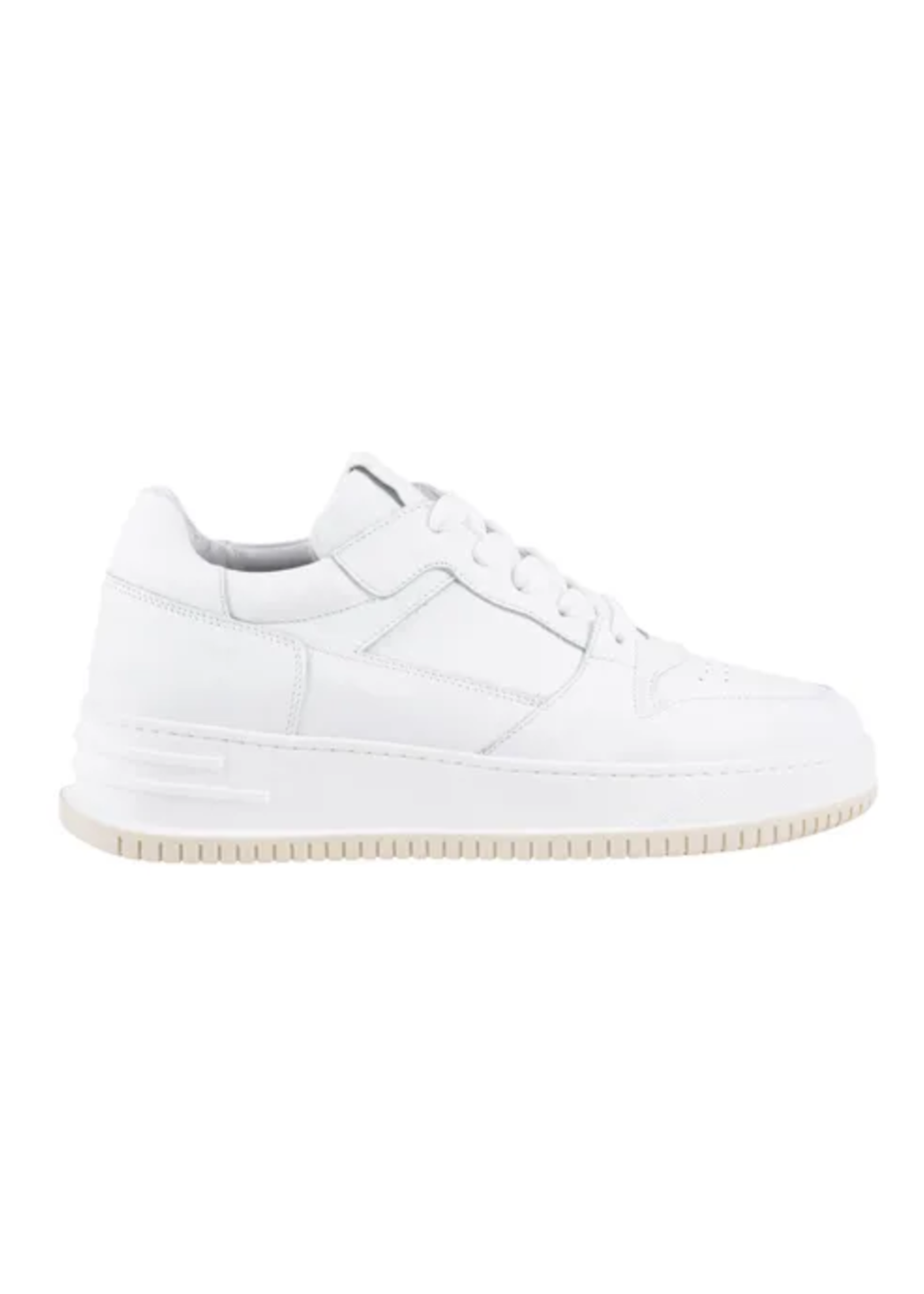 Zusss Zusss, lederen sneaker wit