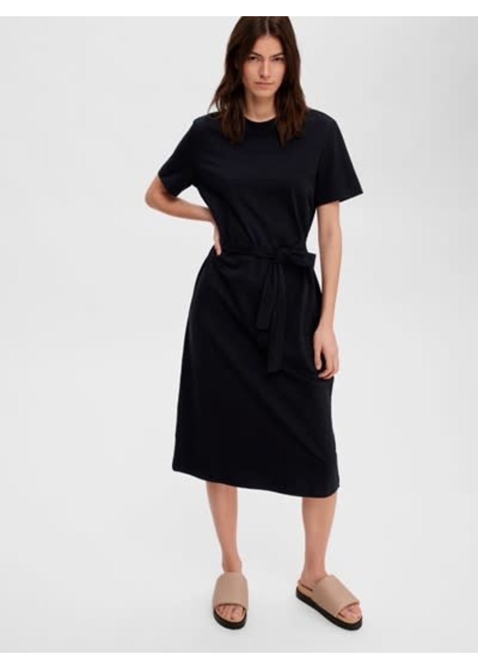 Selected Selected, SLFESSENTIAL SS ANKLE TEE DRESS