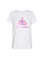 Co Couture Co Couture, Fade Print Tee, Pink