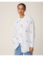 Moss Copenhagen Msch, MSCHElvyne Emb Shirt, Bright White