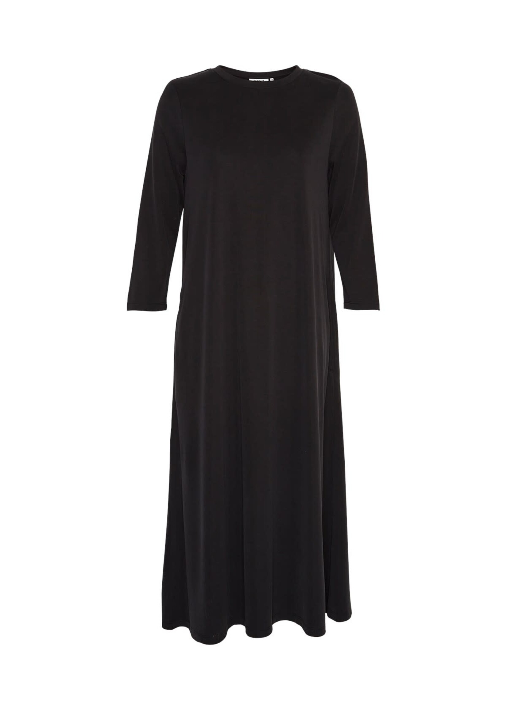 Moss Copenhagen MSCHBirdia Lynette 3/4 Dress, Black, Size: