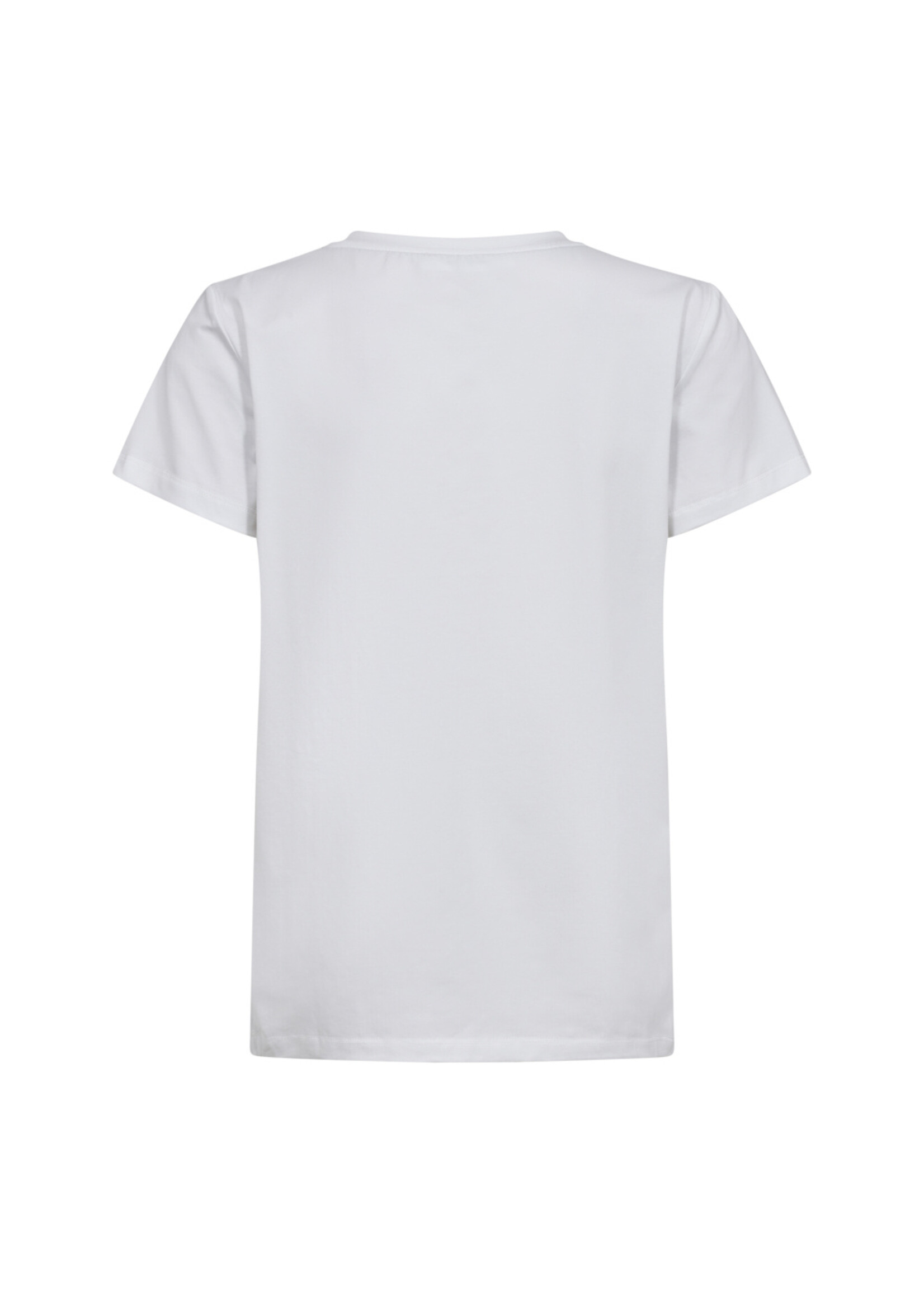 Co Couture Co Couture, PetiteCC Logo Tee, White Black, Size: