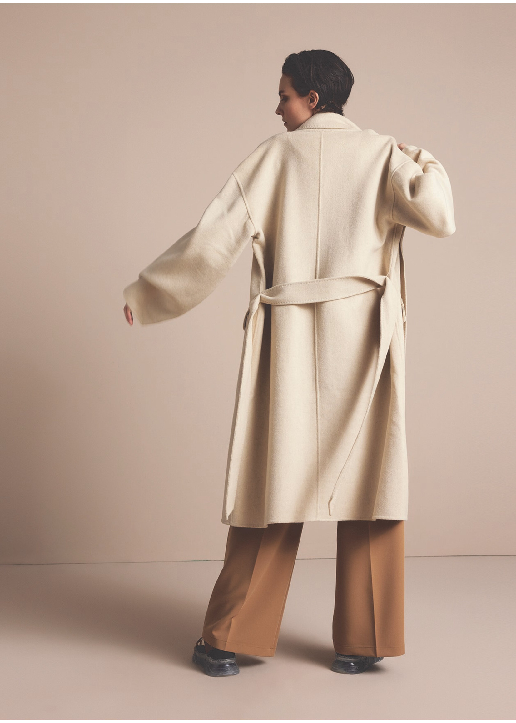 ivory wool coat