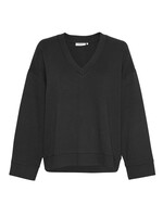 Moss Copenhagen Moss Copenhagen, Petua Ima Q V Sweatshirt, Black, Size: