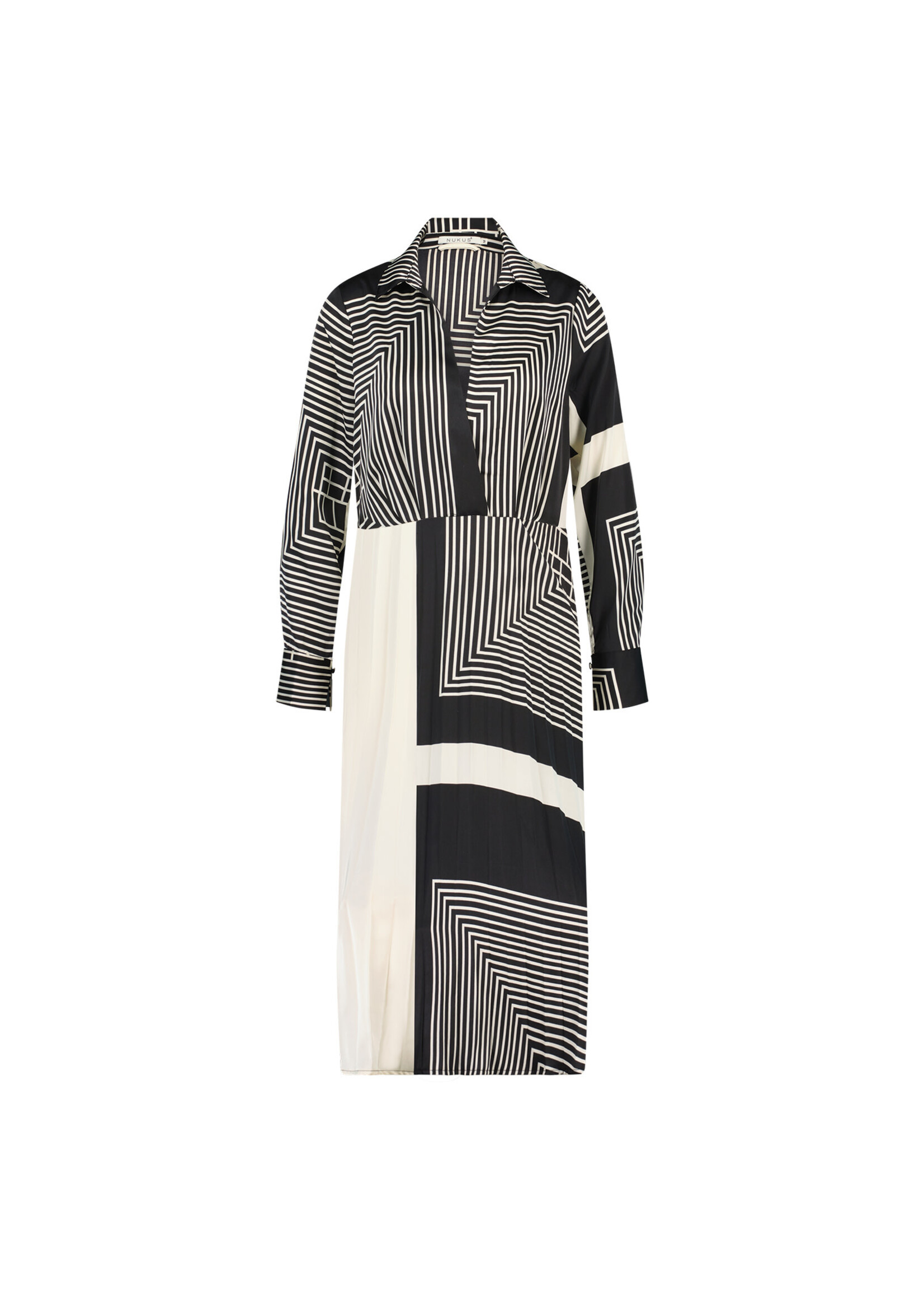 Nukus Nukus, Sadie Dress Black/Offwhite, Size: