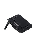 Yaya Yaya, Wallet with textured finish and zip, Black