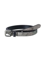 Yaya Yaya, Metallic belt with square buckle, Phantom