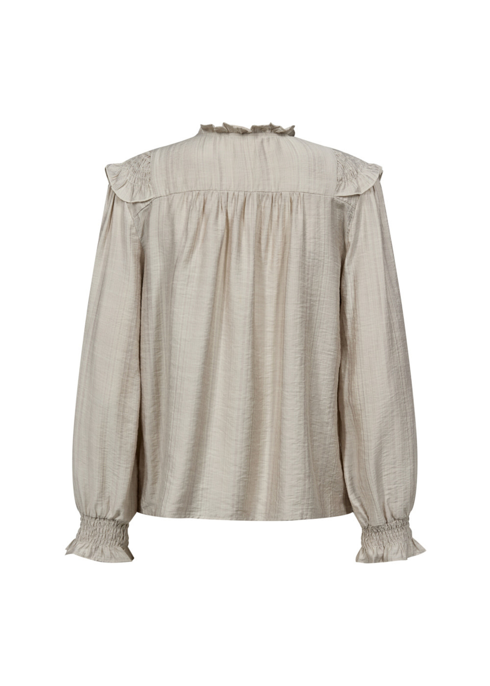 Co Couture Co Couture, AngusCC Smock Frill Shirt, Size: