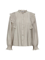 Co Couture Co Couture, AngusCC Smock Frill Shirt, Size: