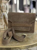 Handtas Janice Suede Taupe