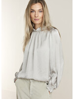 Summum Summum, Top puffy sleeves silky touch, Frosted sage