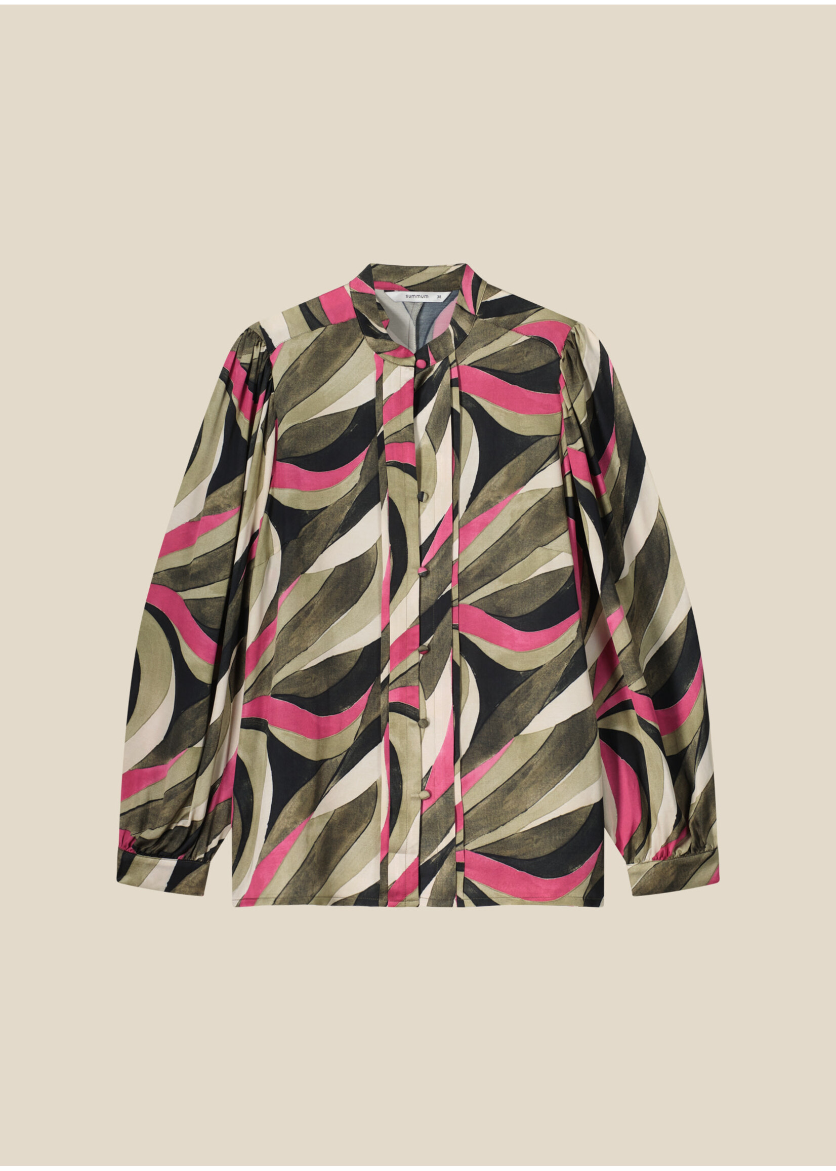 Summum Summum, blouse jungle pink, Multicolour