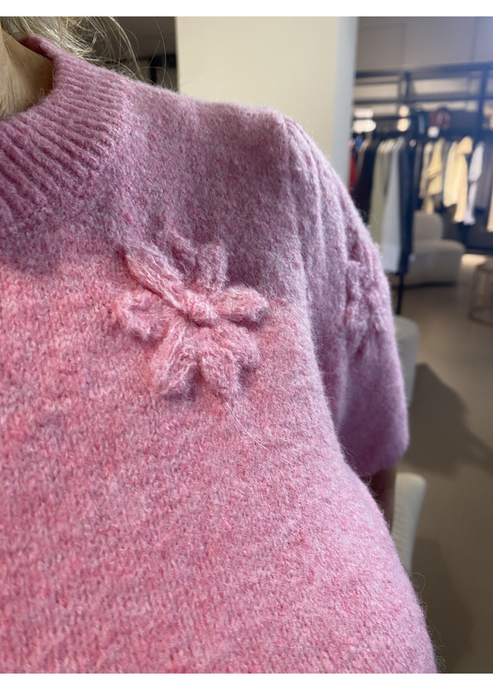 Sweater korte mouw Rose met Rose  bloem One Size EUR 44,95