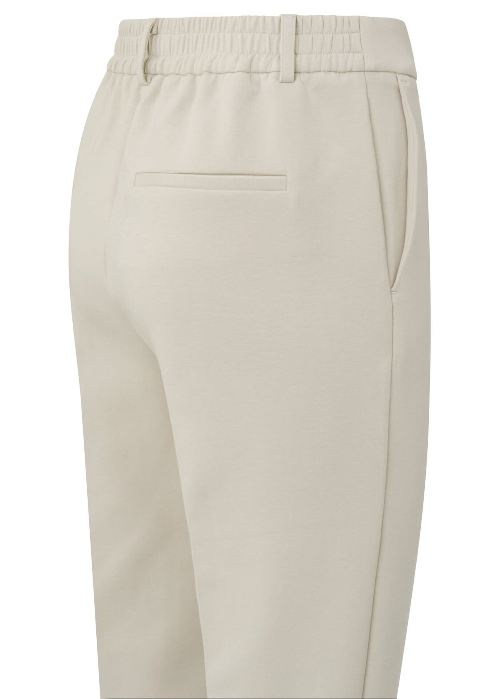 Yaya - Scuba Jogging trousers in a modal blend with zippers