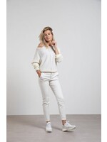 Yaya Yaya, Basic chino, straight leg, side pockets, zip fly, Off White, Size: