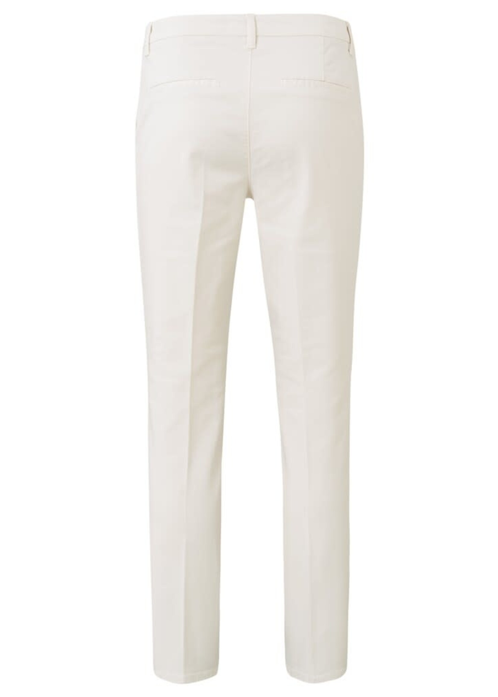 Yaya Yaya, Basic chino, straight leg, side pockets, zip fly, Off White, Size: