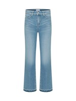 Cambio Cambio, Paris flared Damen lang Jeans, Sustainable Hanf Blue Denim, Size: