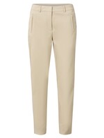 Yaya Yaya, Trousers, straight leg, pockets, zip fly, slim fit, White pepper Beige, Size: