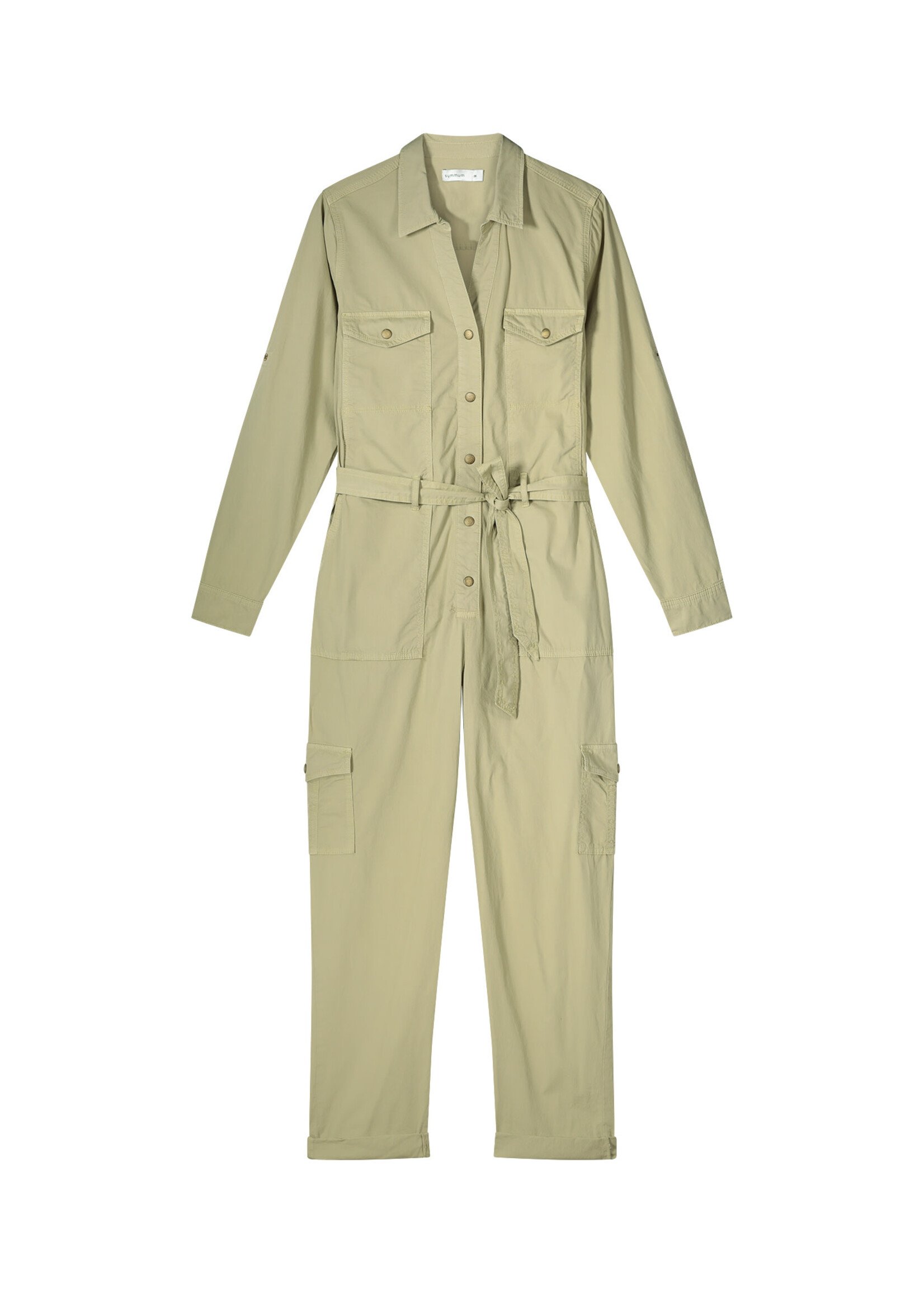 Summum Summum, Jumpsuit crispy cotton, Green Lentil, Size: