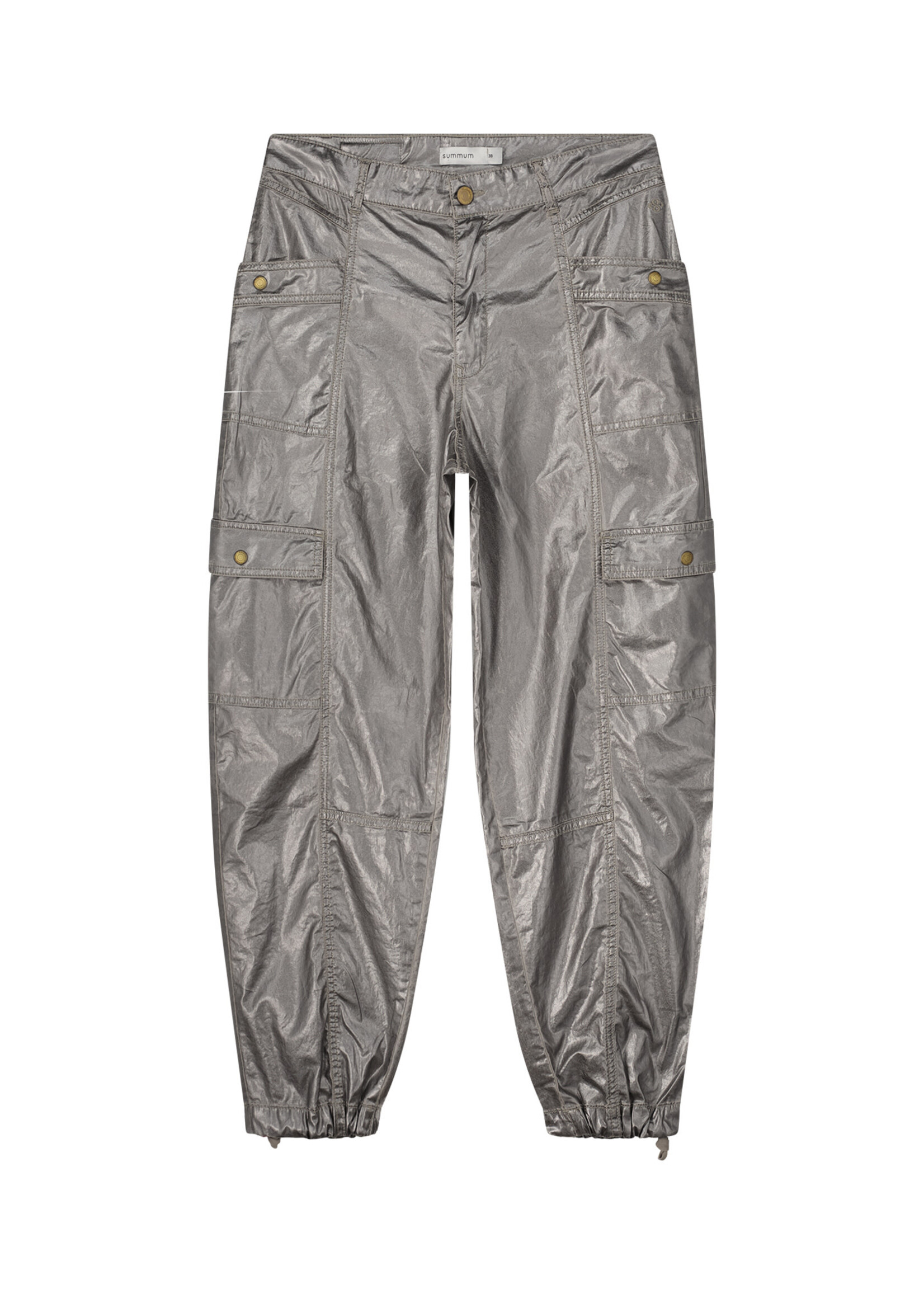 Summum Summum, Cargo pant foil coated twill, Size: