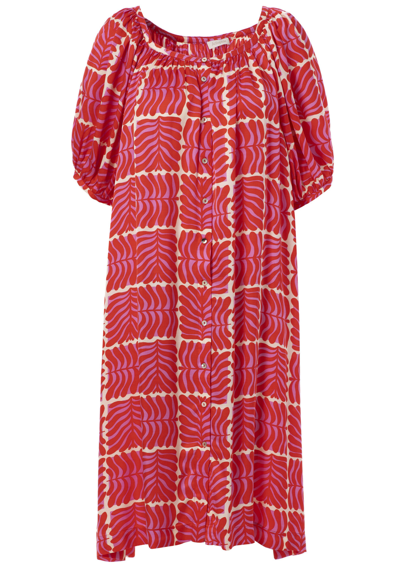 JC Sophie JC Sophie, Dale dress, Red Palm Leaf, Size: