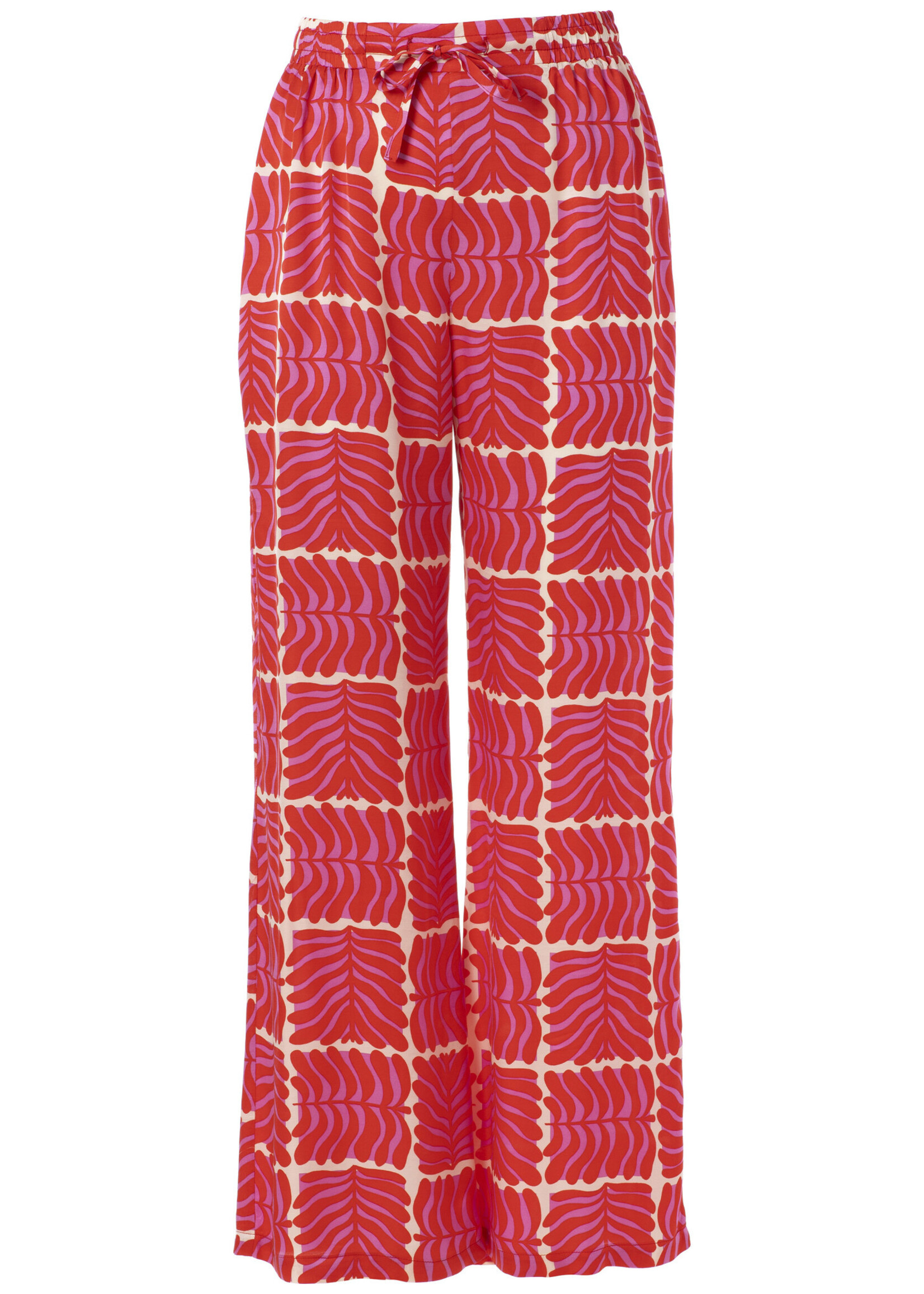 JC Sophie JC Sophie, Dali trousers, Red palm leaf, Size: