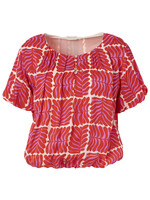 JC Sophie JC Sophie, Damara blouse, Red palm leaf, Size: